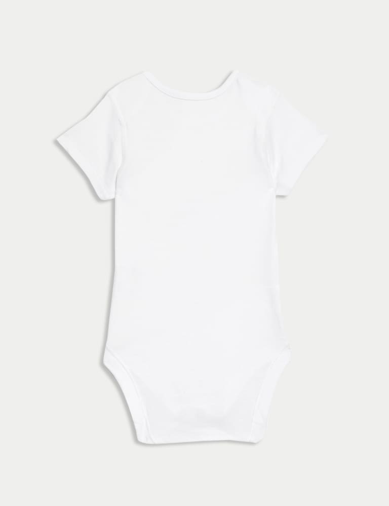 7pk Pure Cotton Short Sleeve Bodysuits (5lbs-3 Yrs) 3 of 9