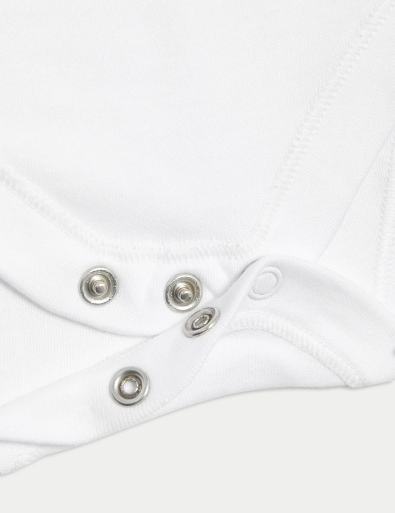 7pk Pure Cotton Sleeveless Bodysuits (5lbs-3 Yrs) 7 of 9