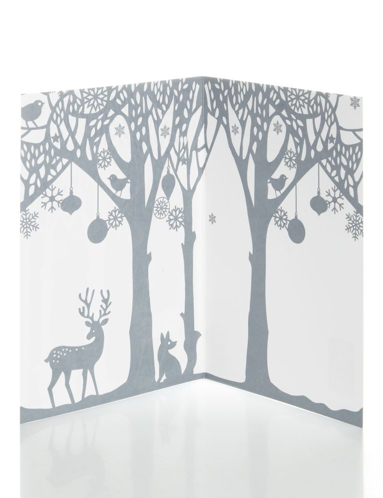 8 Silhouette Scene Luxury Christmas Multipack of Cards 2 of 3