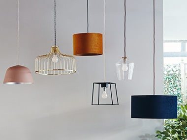 Various modern light fittings