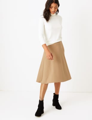 marks and spencer midi skirt