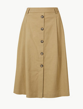 A-Line Midi Skirt Image 2 of 4
