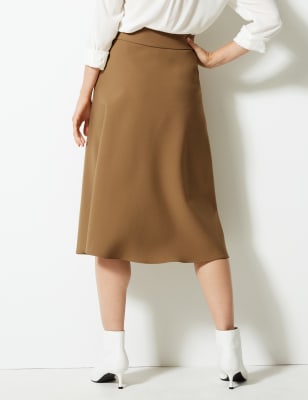 A Line Midi Skirt M S Collection M S