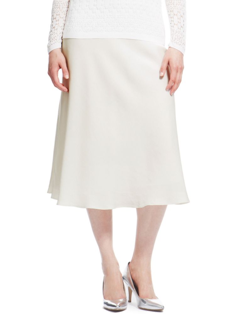 A-Line Skirt with Linen 1 of 6