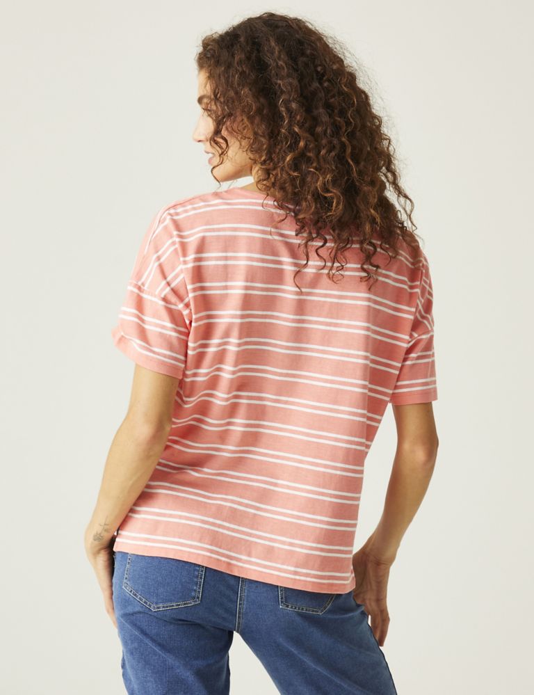 Abaya Pure Cotton Striped T-Shirt 4 of 5