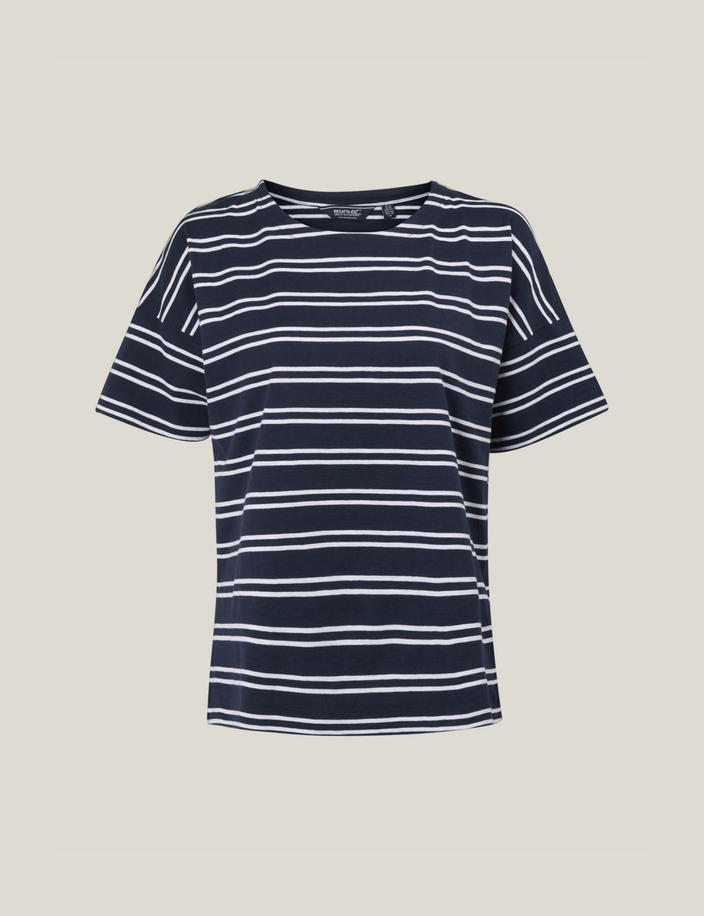 Abaya Pure Cotton Striped T-Shirt 1 of 5
