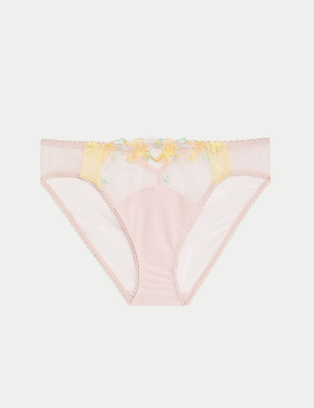 Abella Embroidery High Leg Knickers 1 of 6