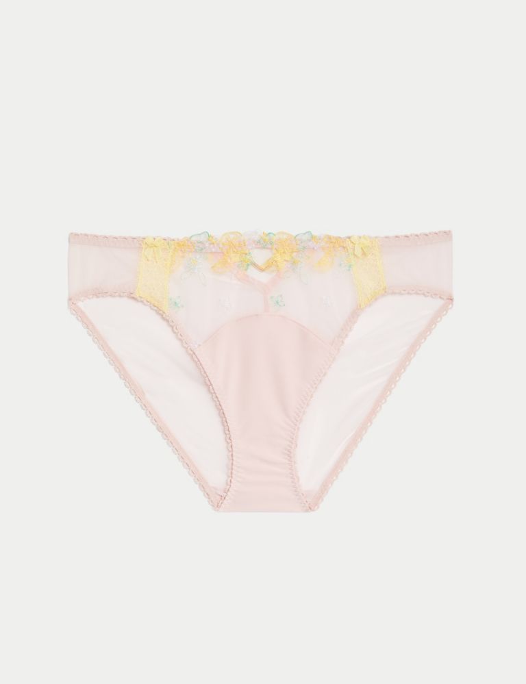 Abella Embroidery High Leg Knickers 2 of 6