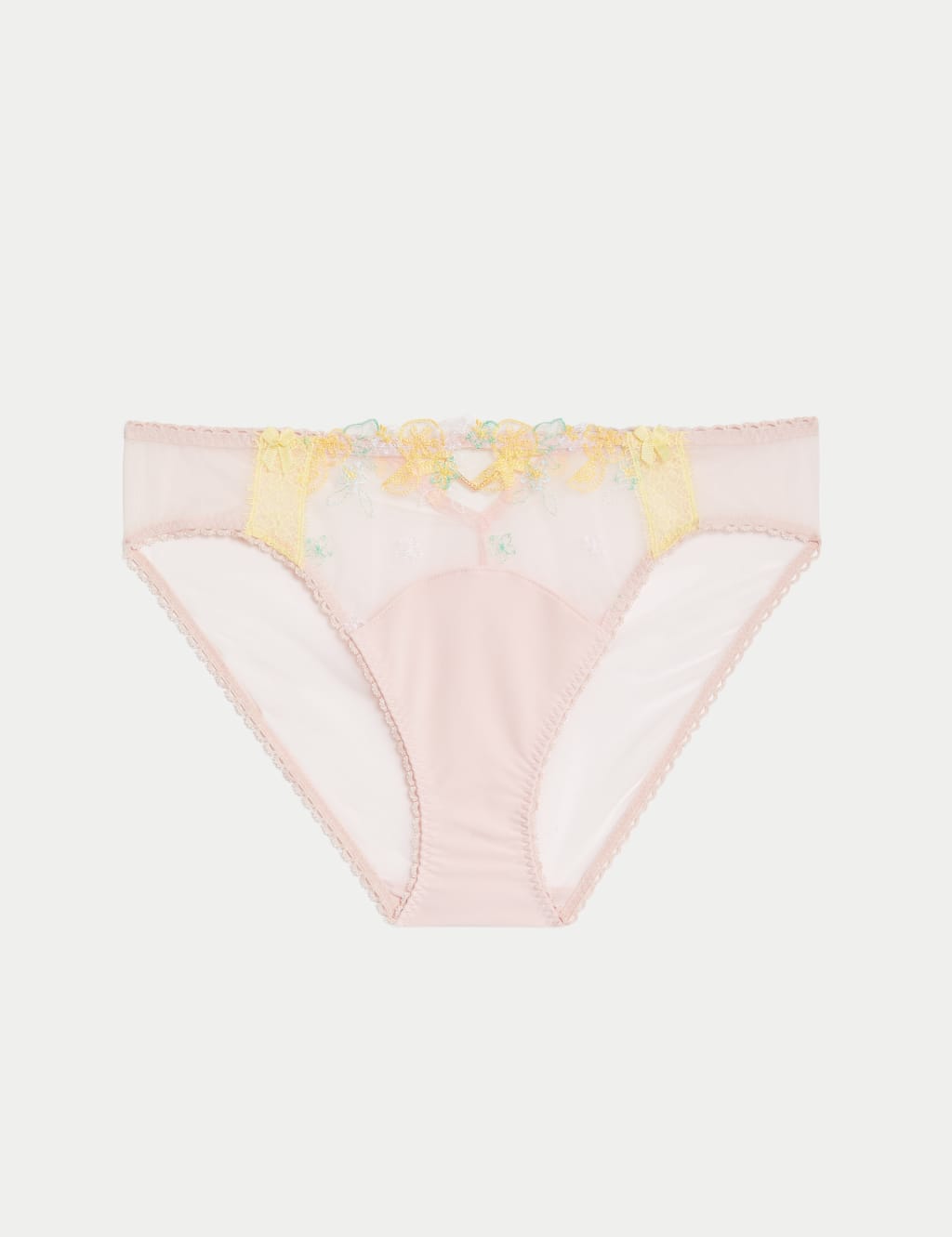 Abella Embroidery High Leg Knickers 1 of 6