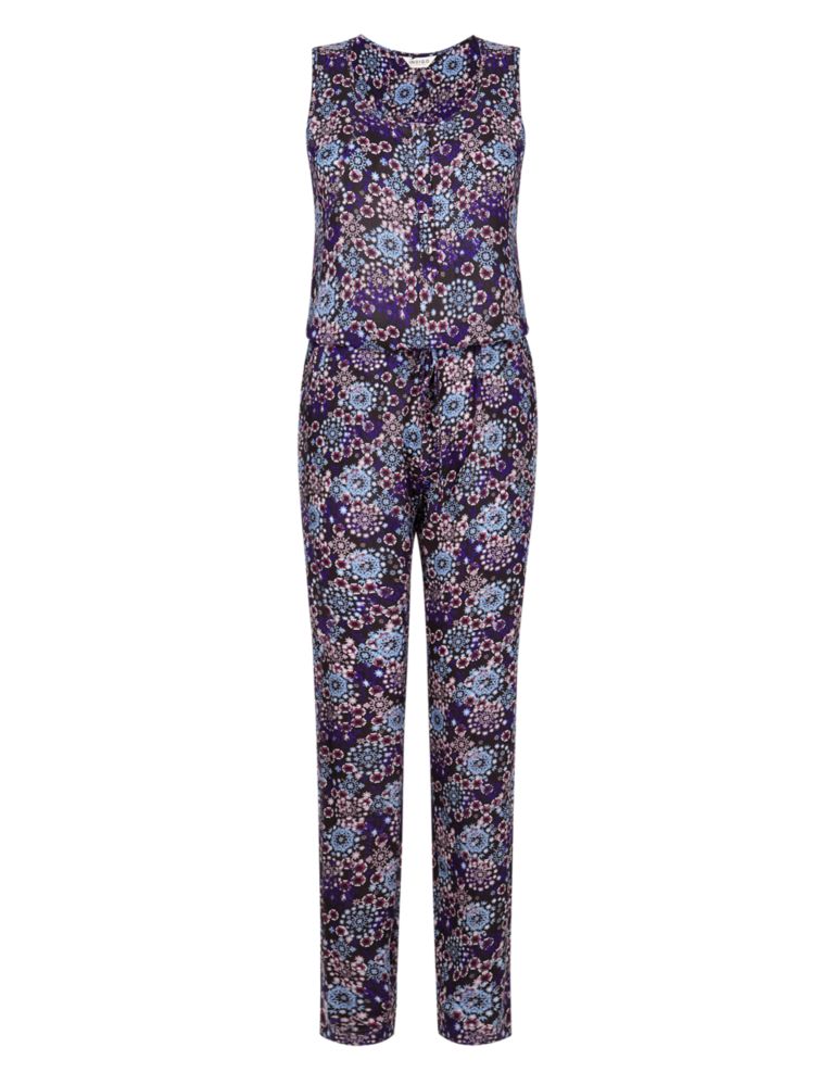 Abstract Print Jumpsuit 3 of 5
