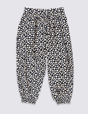 Abstract Print Pyjama Style Trousers (1-7 Years) Image 2 of 3