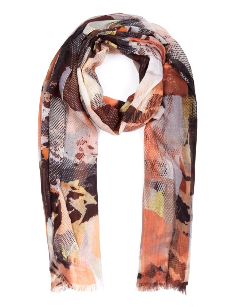 Abstract Print Scarf 1 of 3