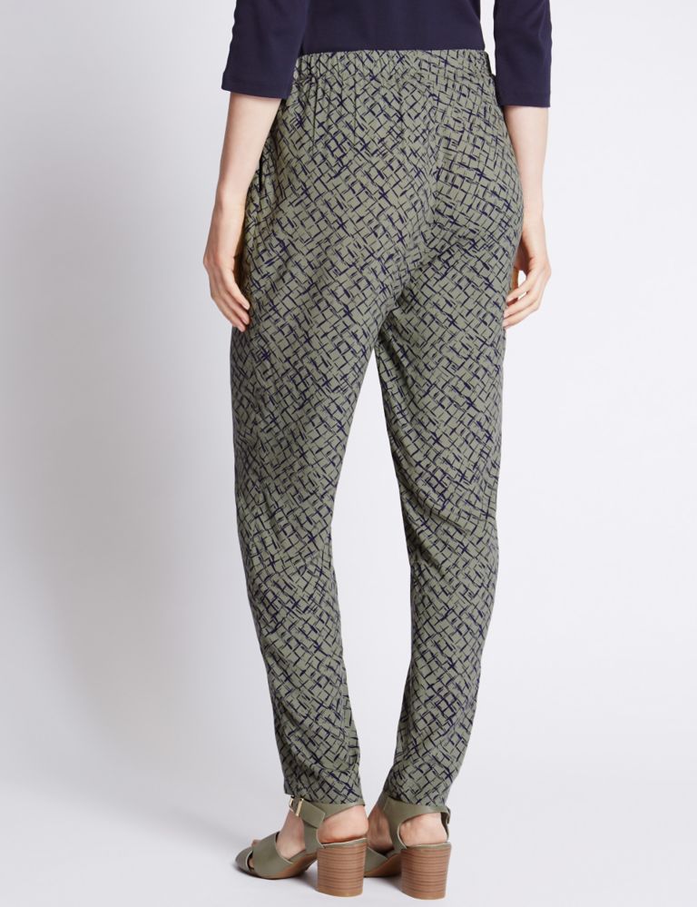 Abstract Print Straight Leg Trousers 3 of 3