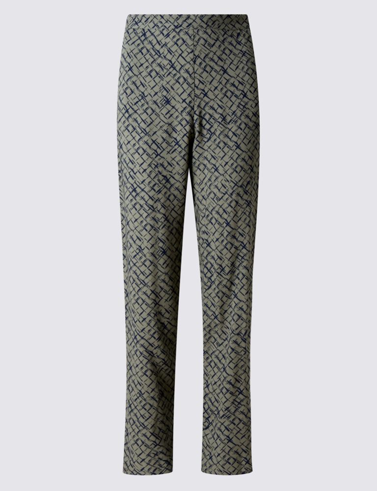 Abstract Print Straight Leg Trousers 2 of 3