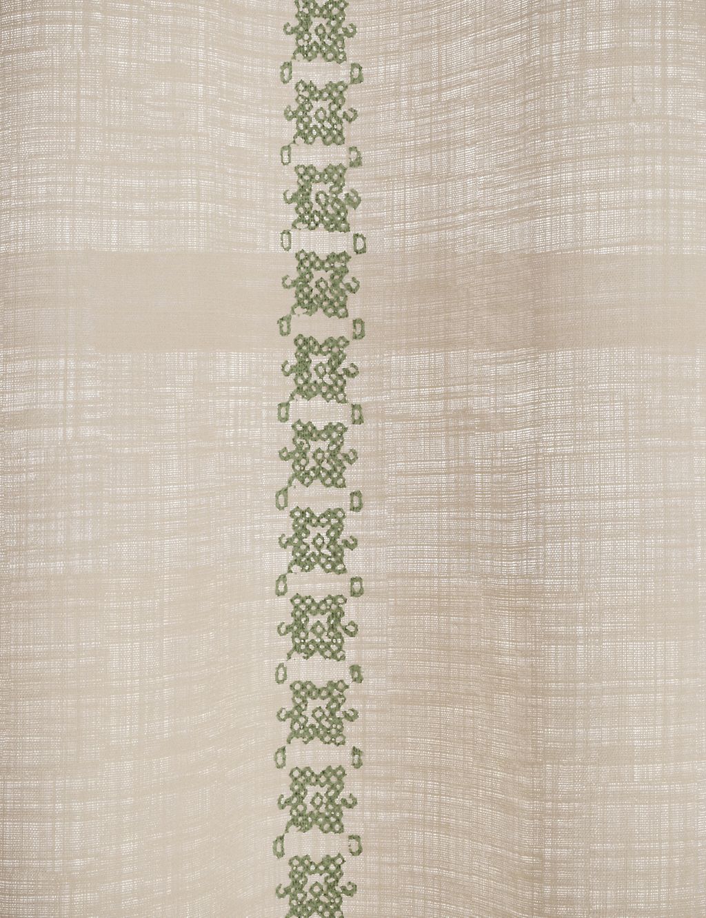 Acapulco Sheer Embroidered Tab Top Curtains 1 of 5