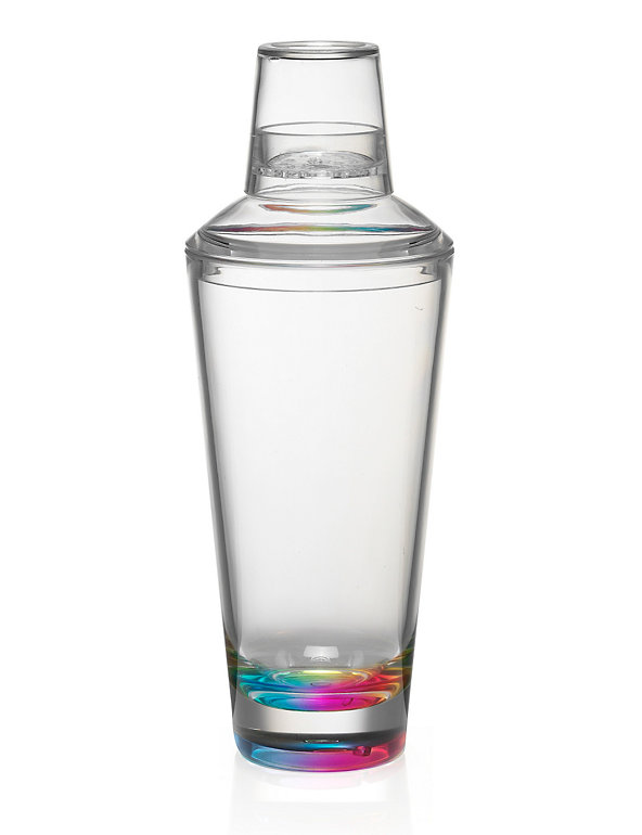 Acrylic Rainbow Cocktail Shaker Image 1 of 2
