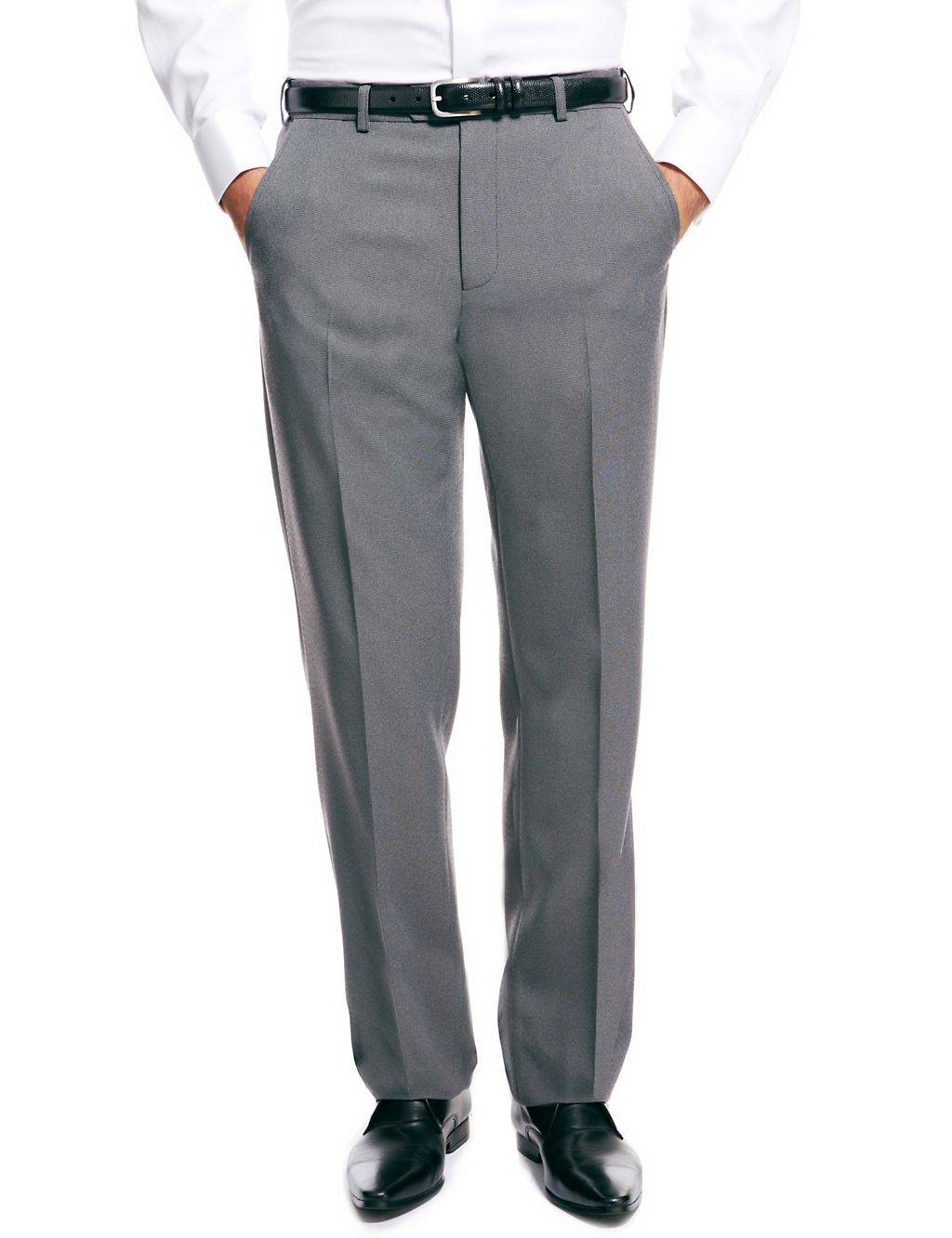 Active Waistband Crease Resistant Grid Checked Trousers 3 of 3