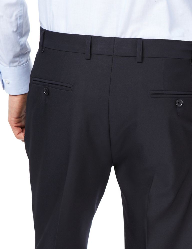 Active Waistband Crease Resistant Single Pleat Travel Trousers 5 of 7