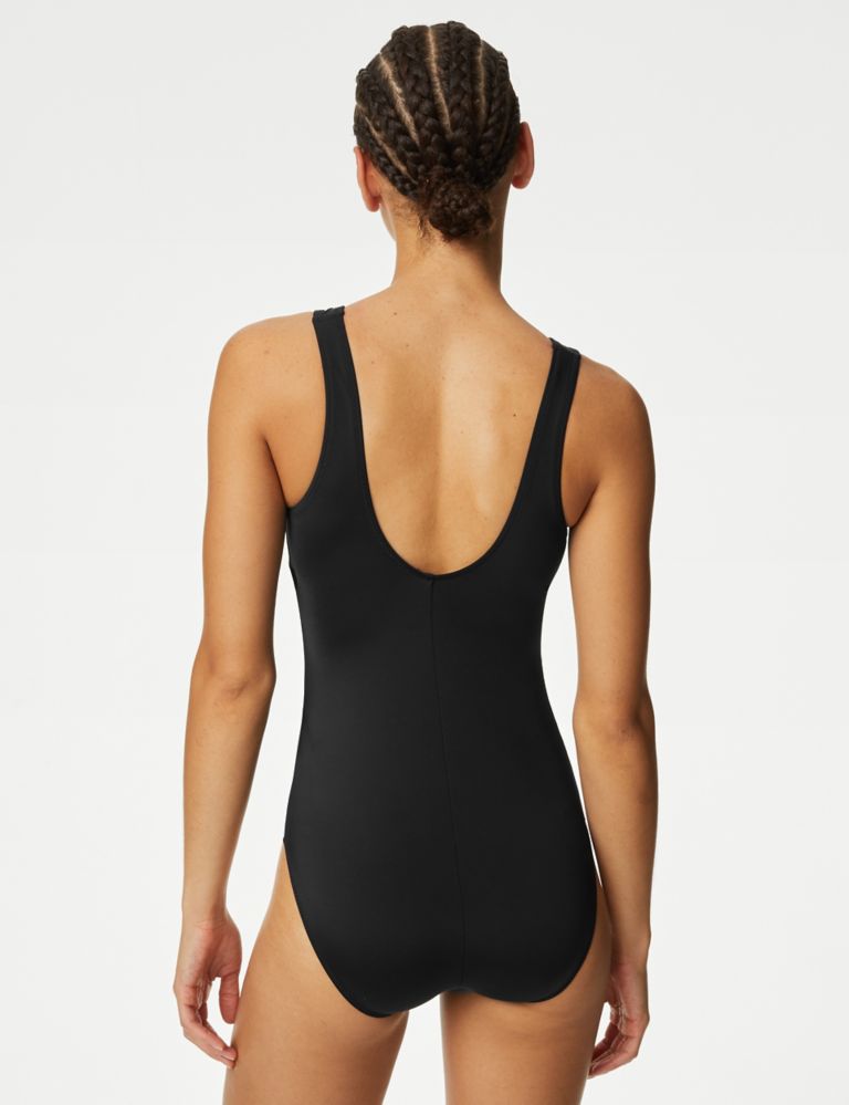 Womens Long Sleeve Swimsuit with Shelf Bra