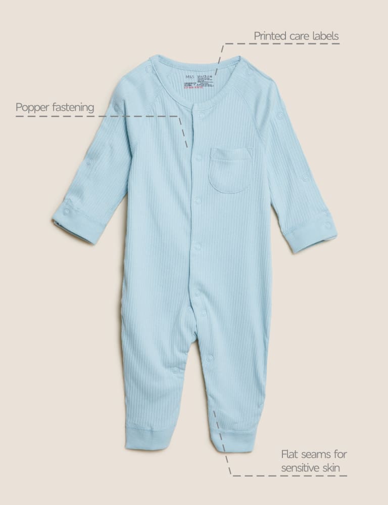 Padded baby sleepsuit top
