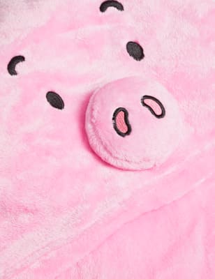 Pig hooded online blanket