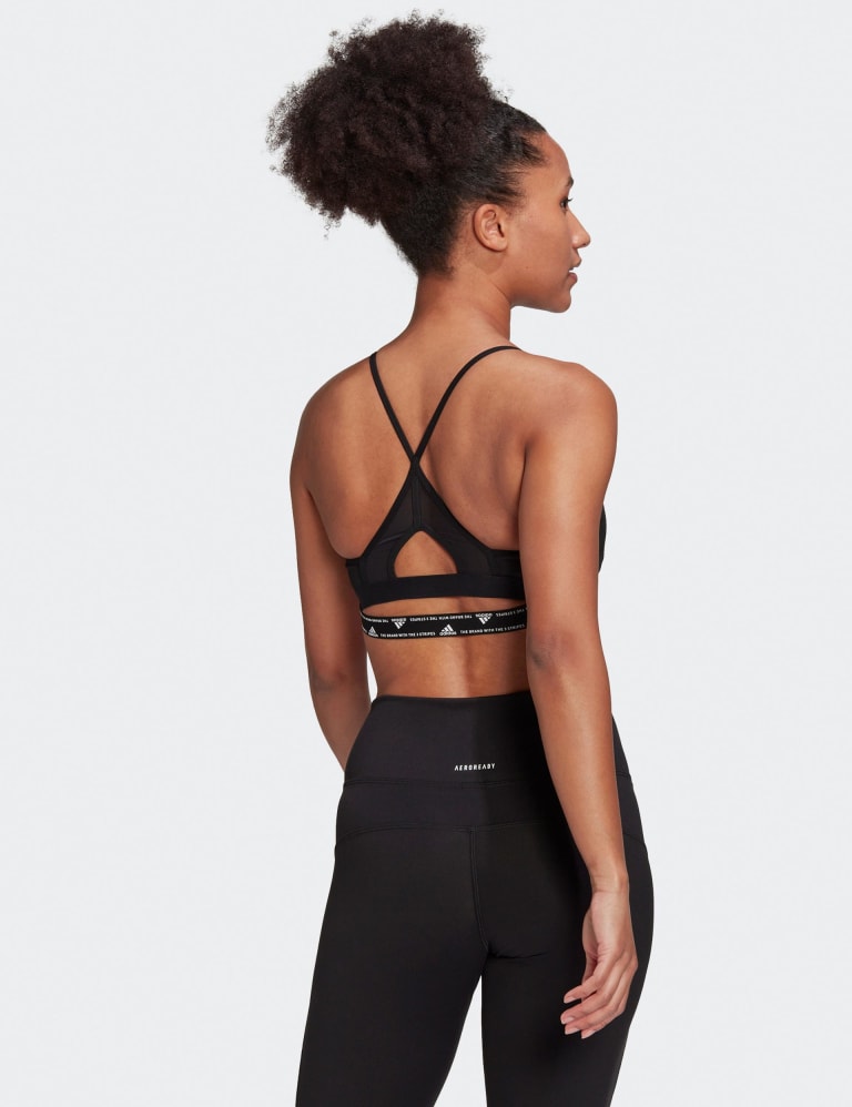 Light support sports bra store