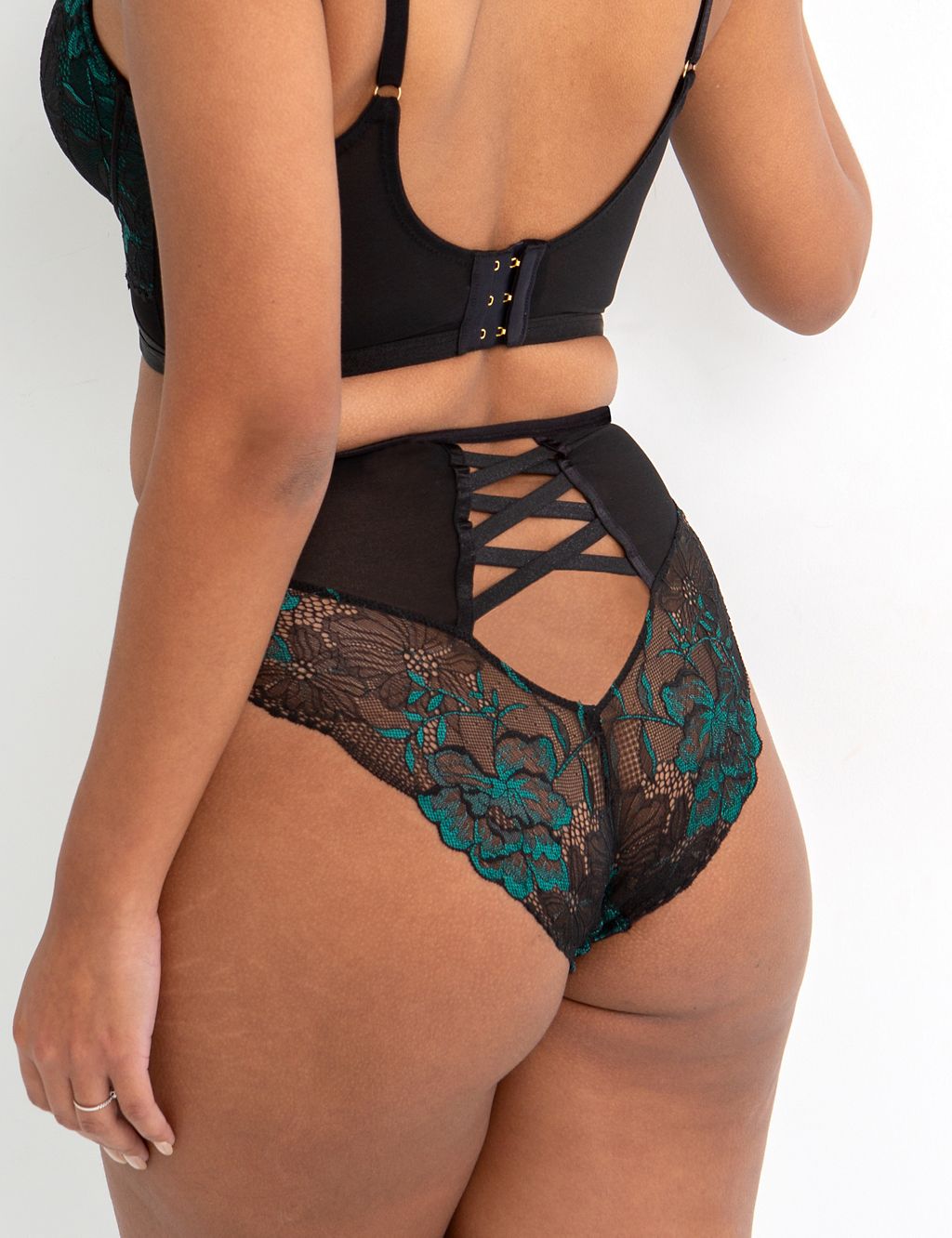 After Hours Lace High Waisted Full Briefs 2 of 6