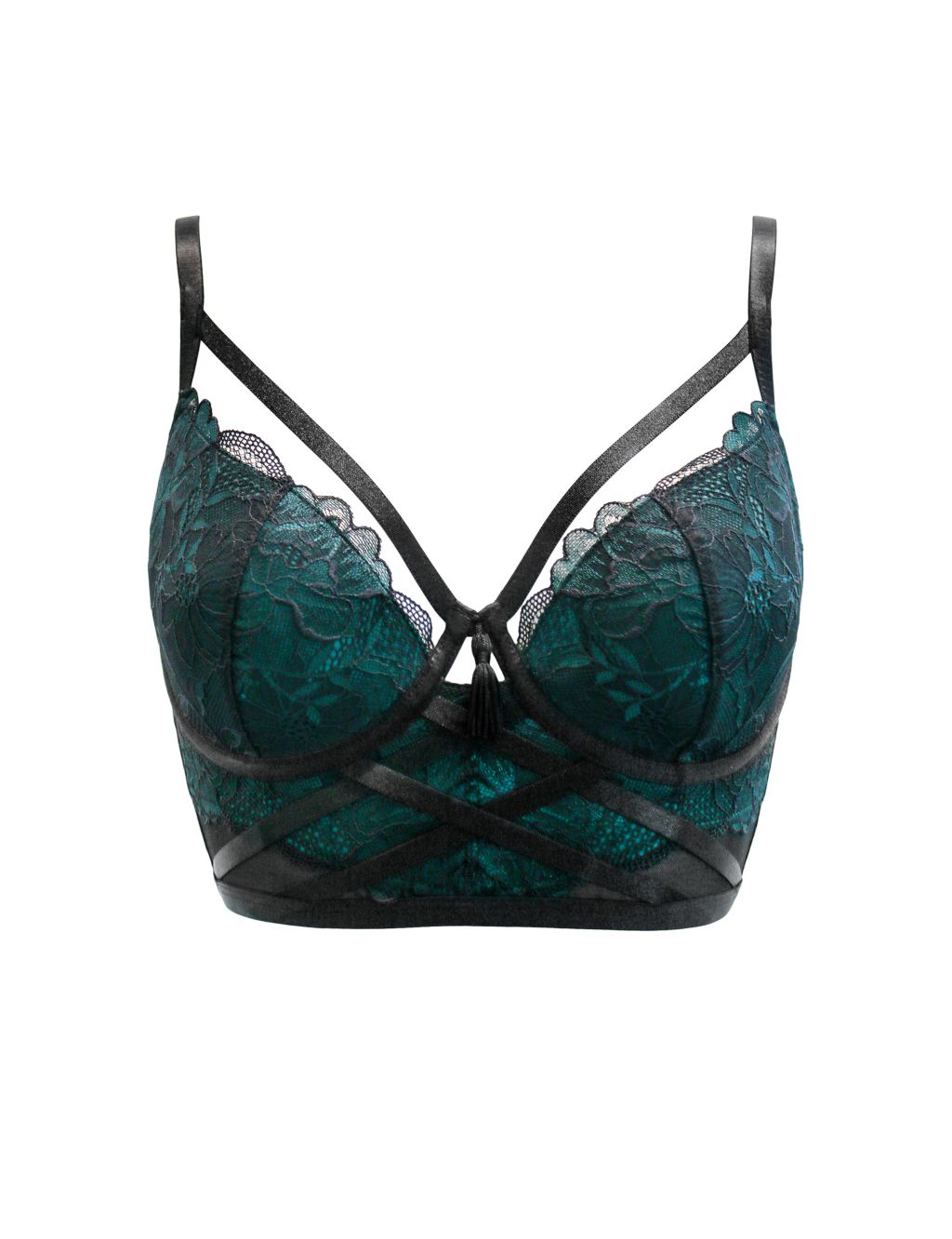 After Hours Wired Longline Bra B-G 1 of 6