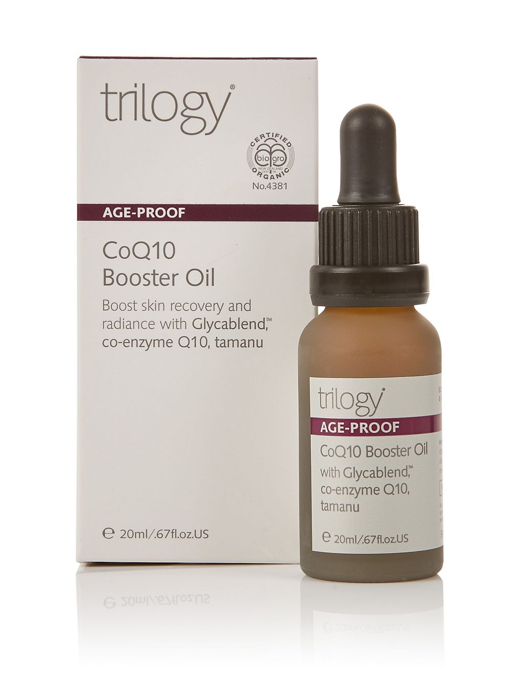 ondanks Honderd jaar bezorgdheid Age-Proof CoQ10 Booster Oil 20ml | Trilogy | M&S