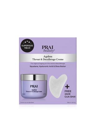 Ageless Throat & Decolletage Crème 118ml with Gua Sha Tool Image 1 of 1