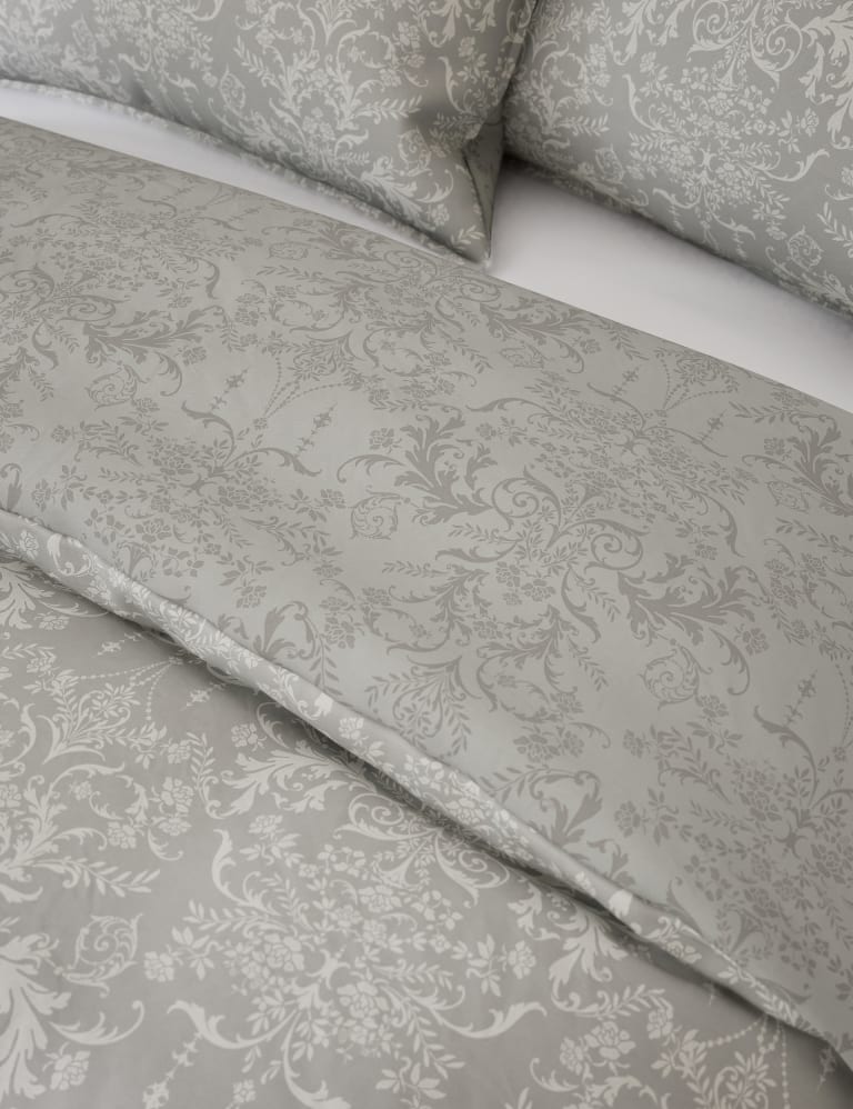 Aida-Alouette Damask Sateen Bedding Set 2 of 3