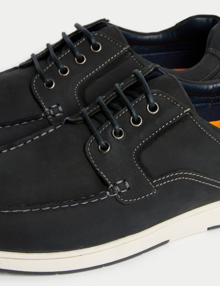 Airflex™ Lace Up Nubuck Boat Shoes 3 of 4