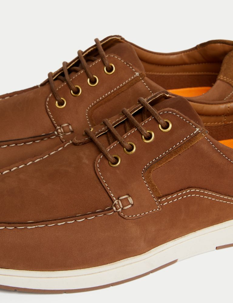 Airflex™ Lace Up Nubuck Boat Shoes 3 of 4