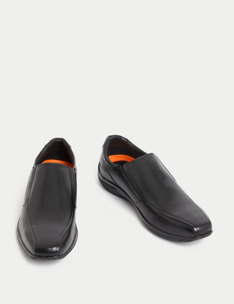 Airflex Leather Slip on Shoes M S Collection M S