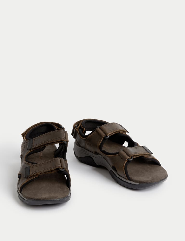 M&s mens leather sandals sales