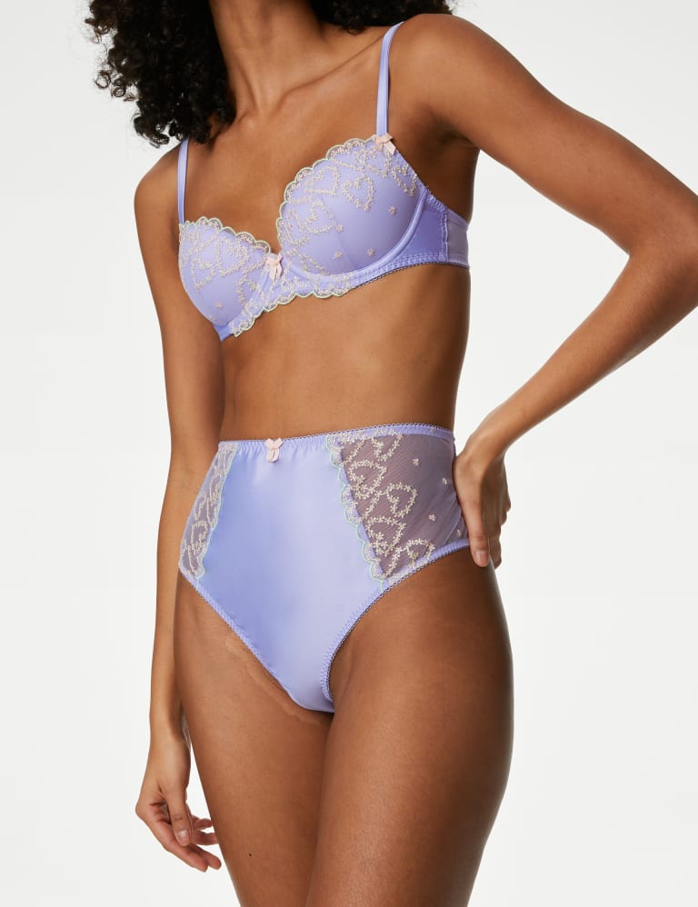 Aletta High Waisted Brazilian Knickers 3 of 6