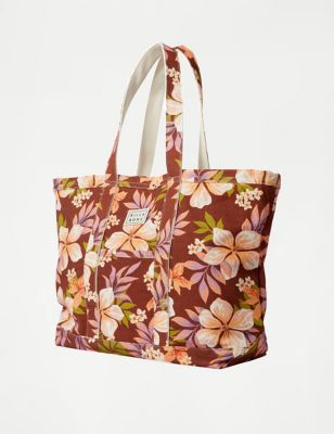 All Day Pure Cotton Floral Tote Bag Image 2 of 3