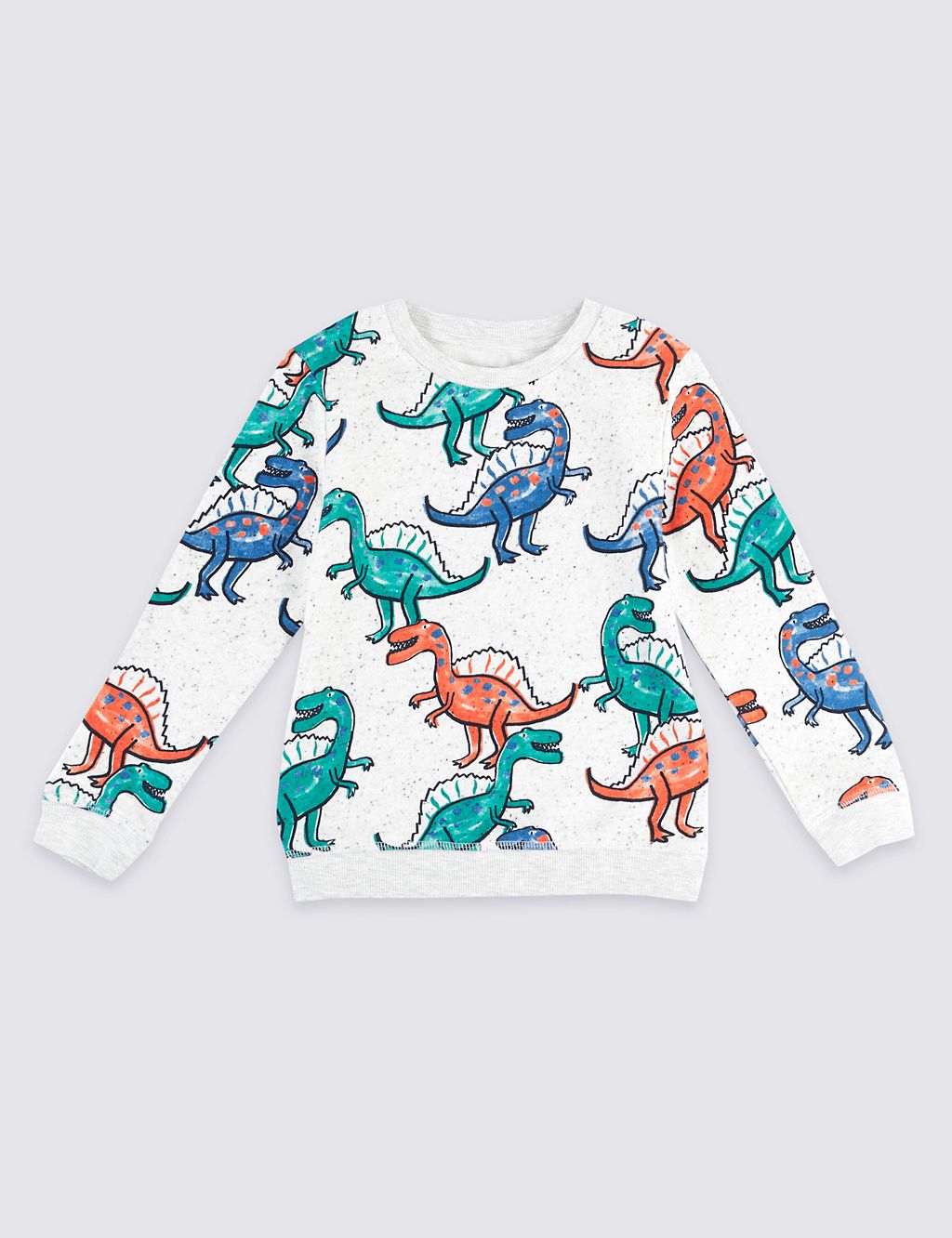 All Over Dinosaurs Print Sweatshirt (3 Months - 7 Years) 1 of 3