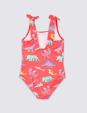 All Over Dinosaurs Print Swimsuit (3-16 Years) Image 2 of 3