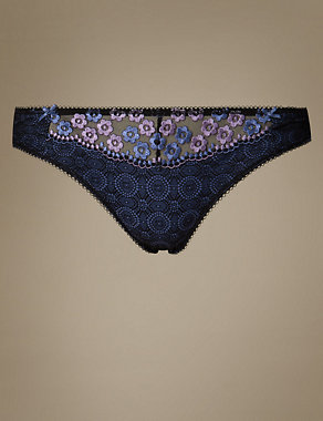 All Over Embroidered Knickers Image 2 of 3