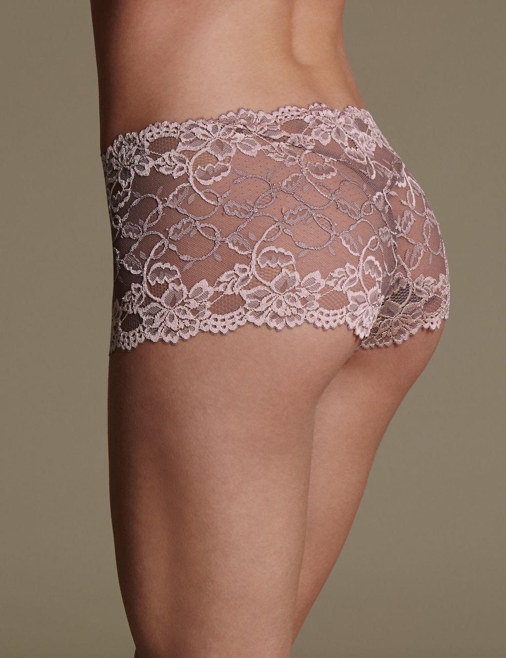 All Over Lace High Rise Shorts 2 of 3