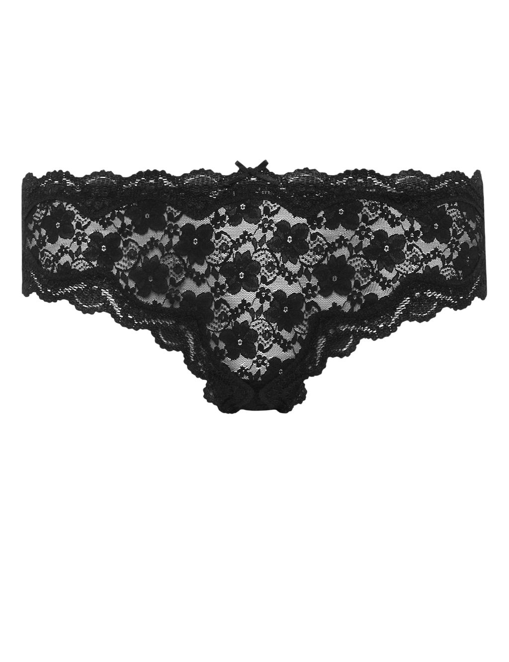 All Over Lace Low Rise Brazilian Knickers 1 of 4