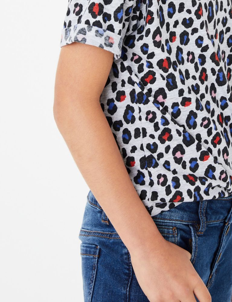 All Over Leopard Print T-Shirt (3-16 Years) 3 of 4