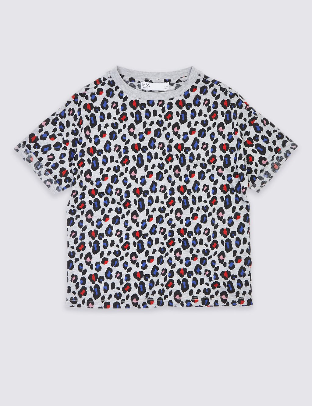 All Over Leopard Print T-Shirt (3-16 Years) 1 of 4