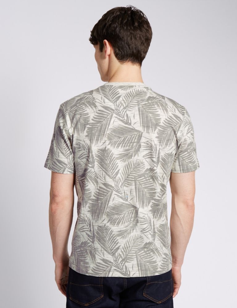 All Over Palm Leaf Graphic T-Shirt 3 of 3