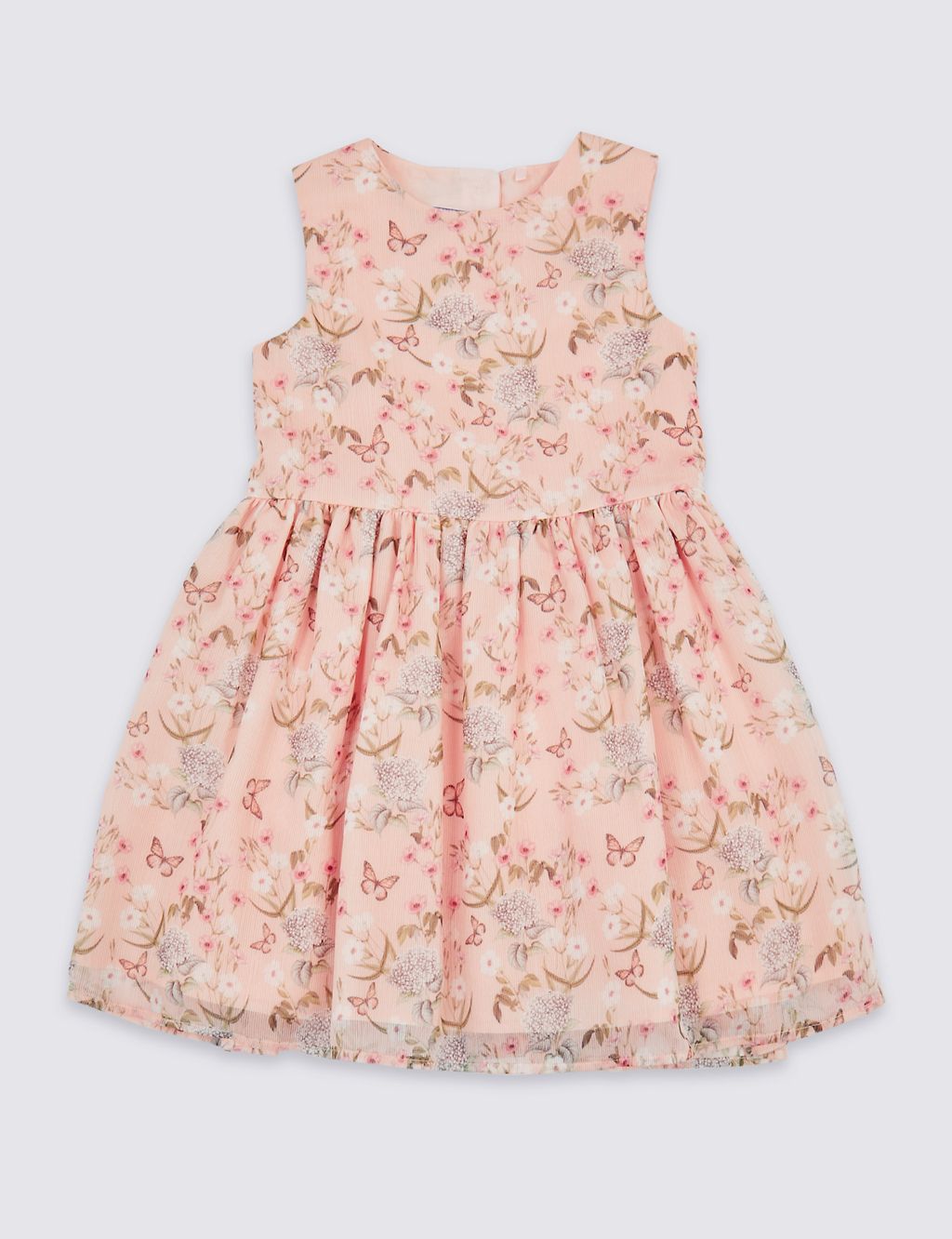 All Over Print Butterfly Dress (3 Months - 7 Years) 1 of 4
