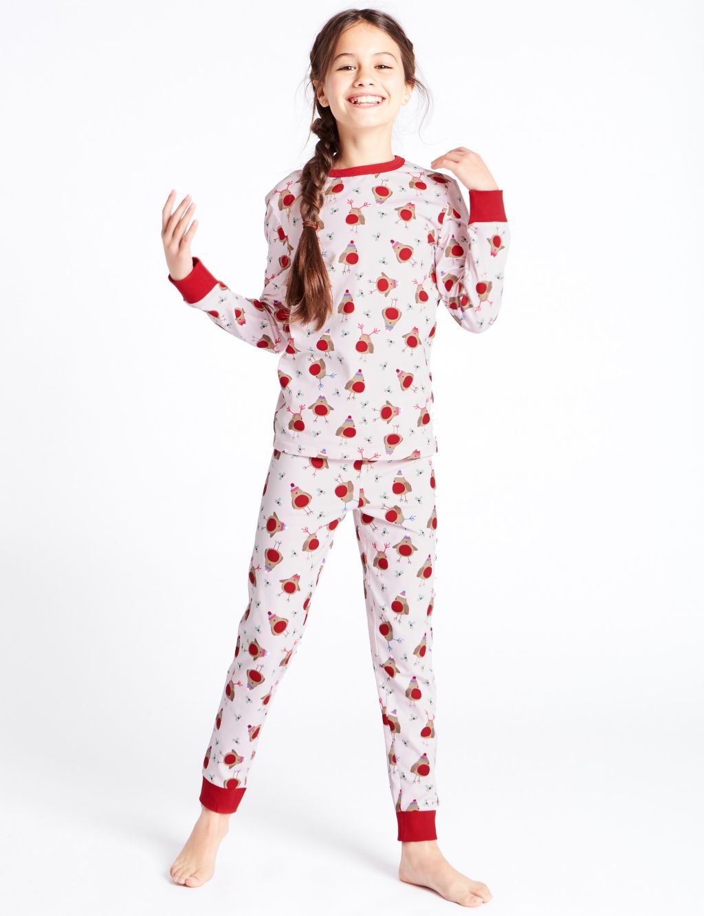 All Over Print Cotton Pyjamas with Stretch (1-16 Years) 3 of 6