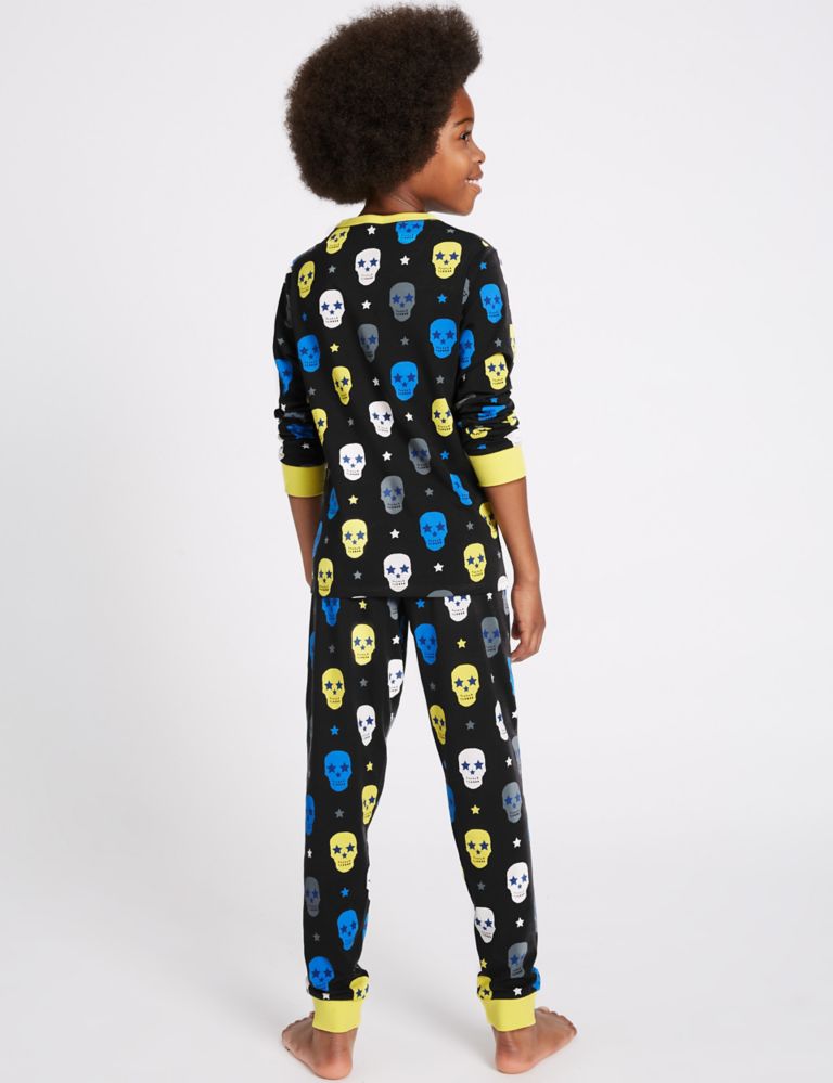 All Over Print Cotton Pyjamas with Stretch (1-16 Years) 3 of 6