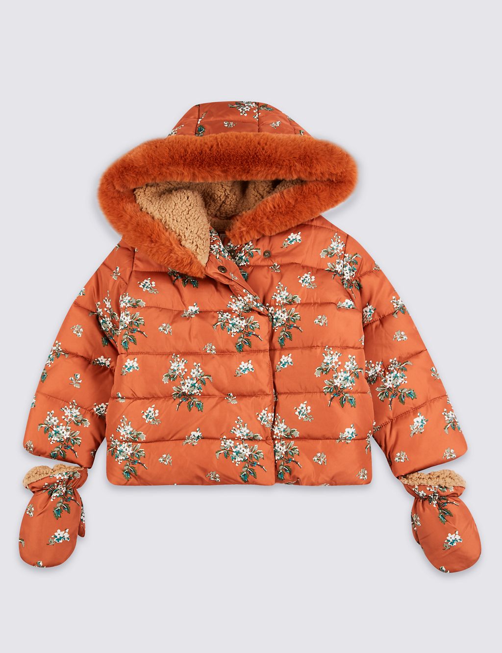 All Over Print Padded Coat (3 Months - 7 Years) 1 of 5