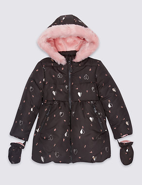 All Over Print Padded Coat with Stormwear™ (3 Months - 7 Years) Image 2 of 5